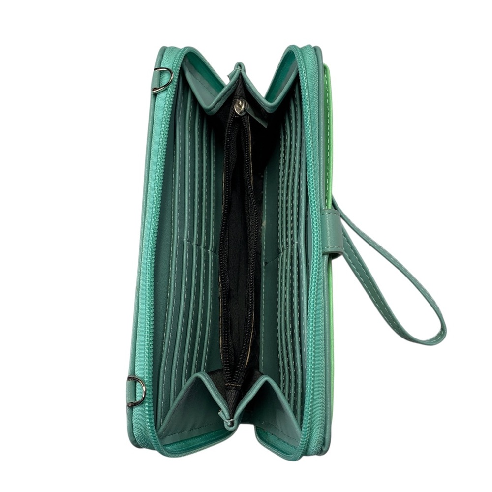 Native Northwest Crossbody Bag Wristlet Wallet Vegan Leather Indigenous Artist - Picture 8 of 16